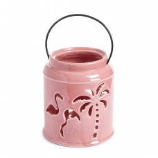 Bay Isle Home Flamingo Ceramic Lantern DEIC2310